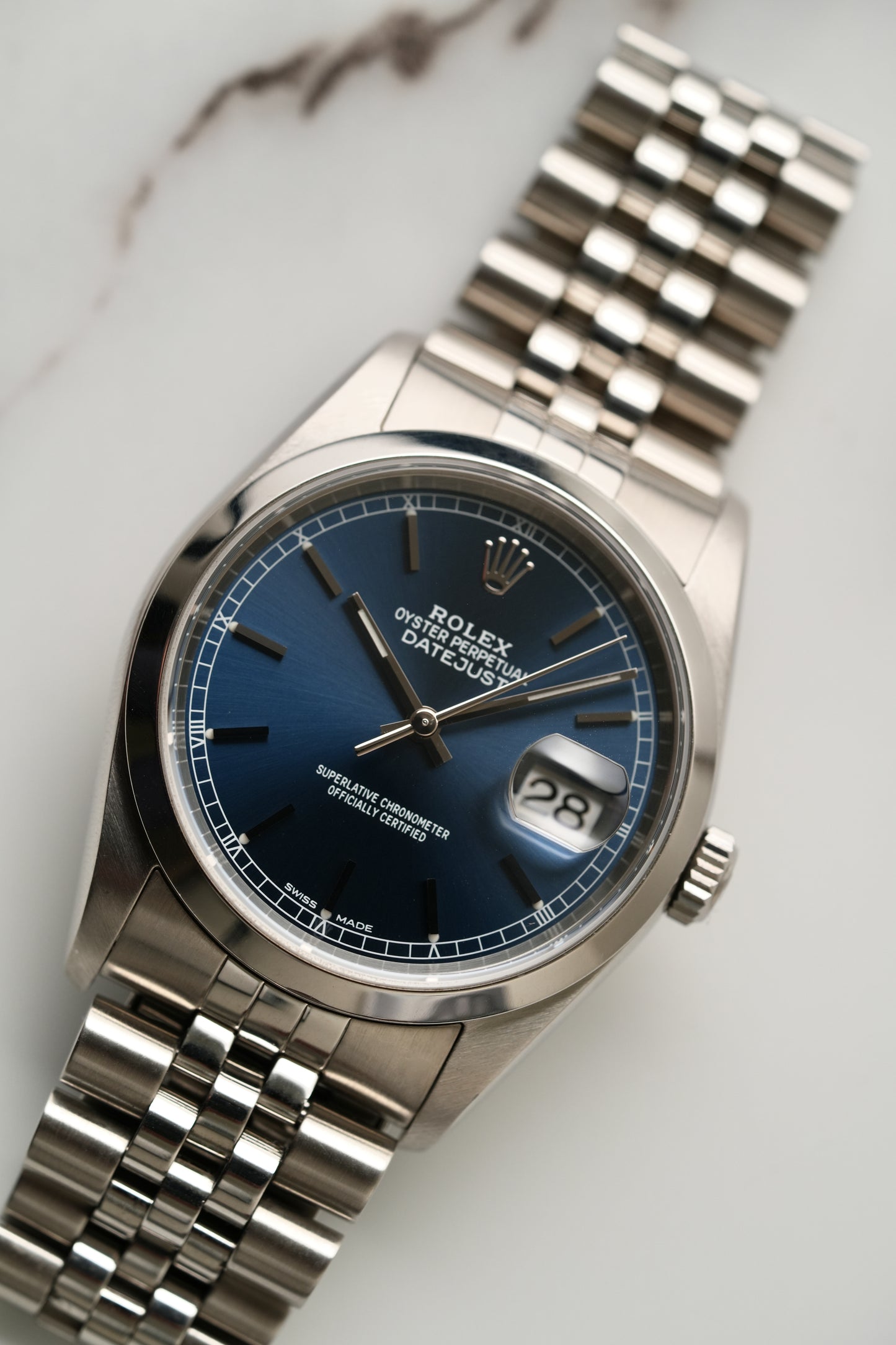 2000 Rolex Datejust Ref. 16200 – Blue