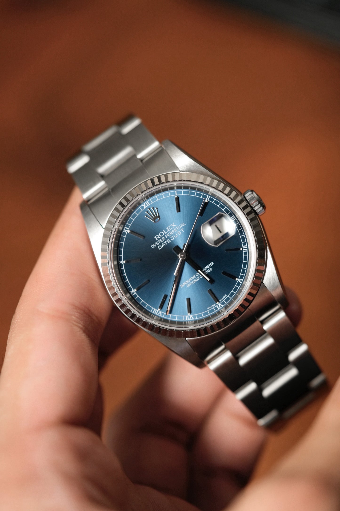 2004 Rolex Datejust Ref. 16234 – Blue Sunburst
