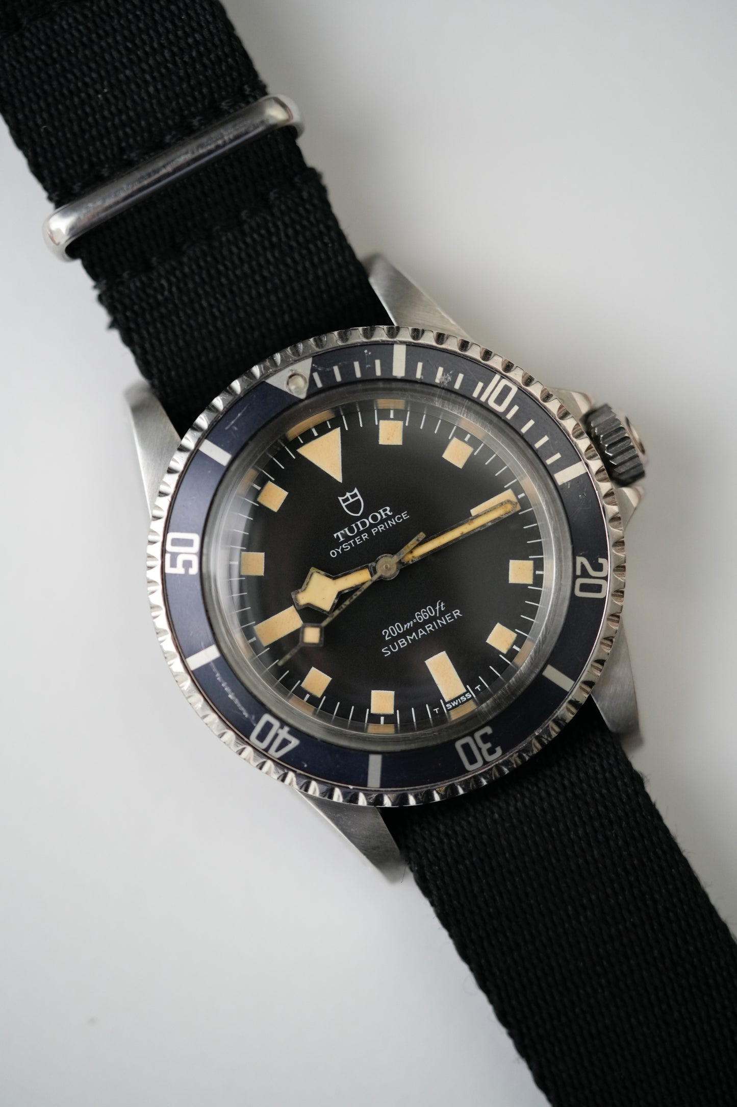 1980 Tudor Submariner (No-Date) "Snowflake" Ref. 94010 – Black