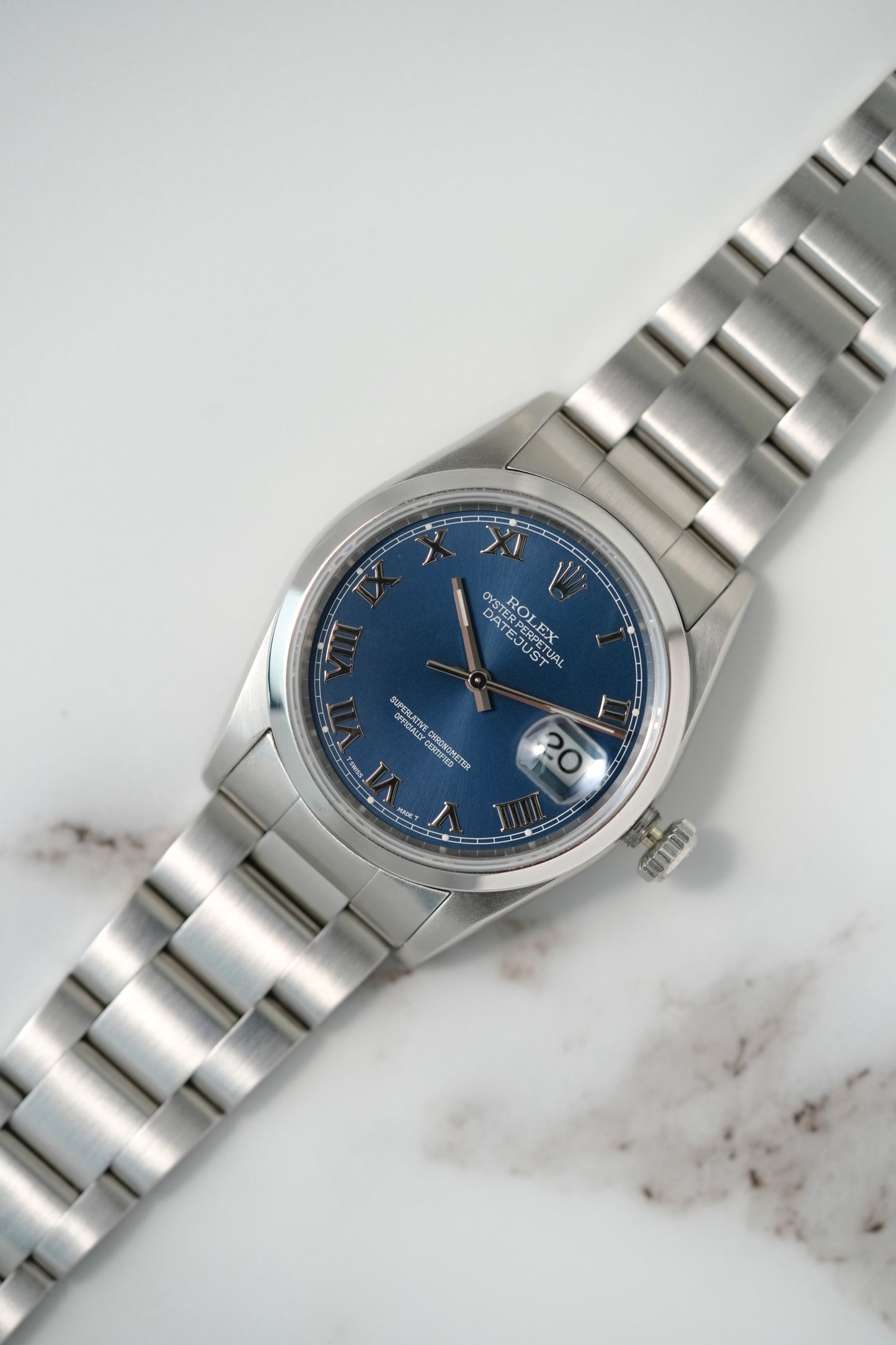 1996 Rolex Datejust Ref. 16200 – Blue Roman