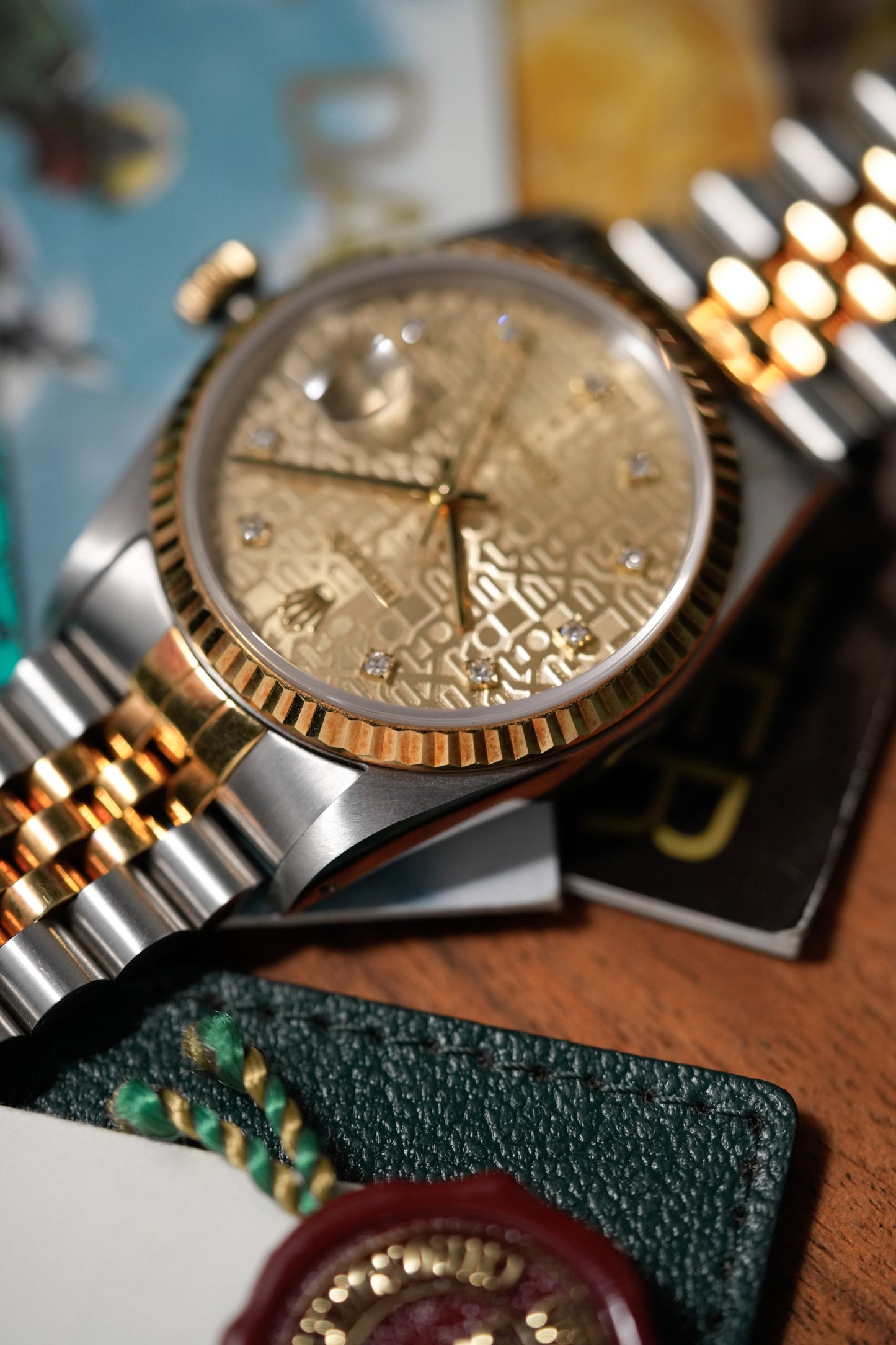 1993 Rolex Datejust Ref. 16233 – Anniversary Champagne Diamond