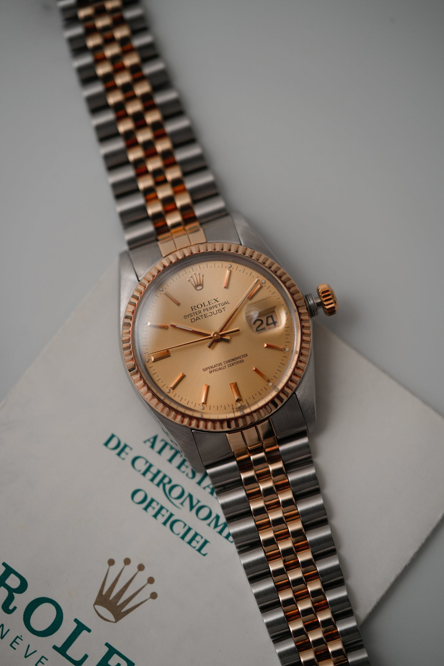 1980 Rolex Datejust Ref. 16013 – Champagne
