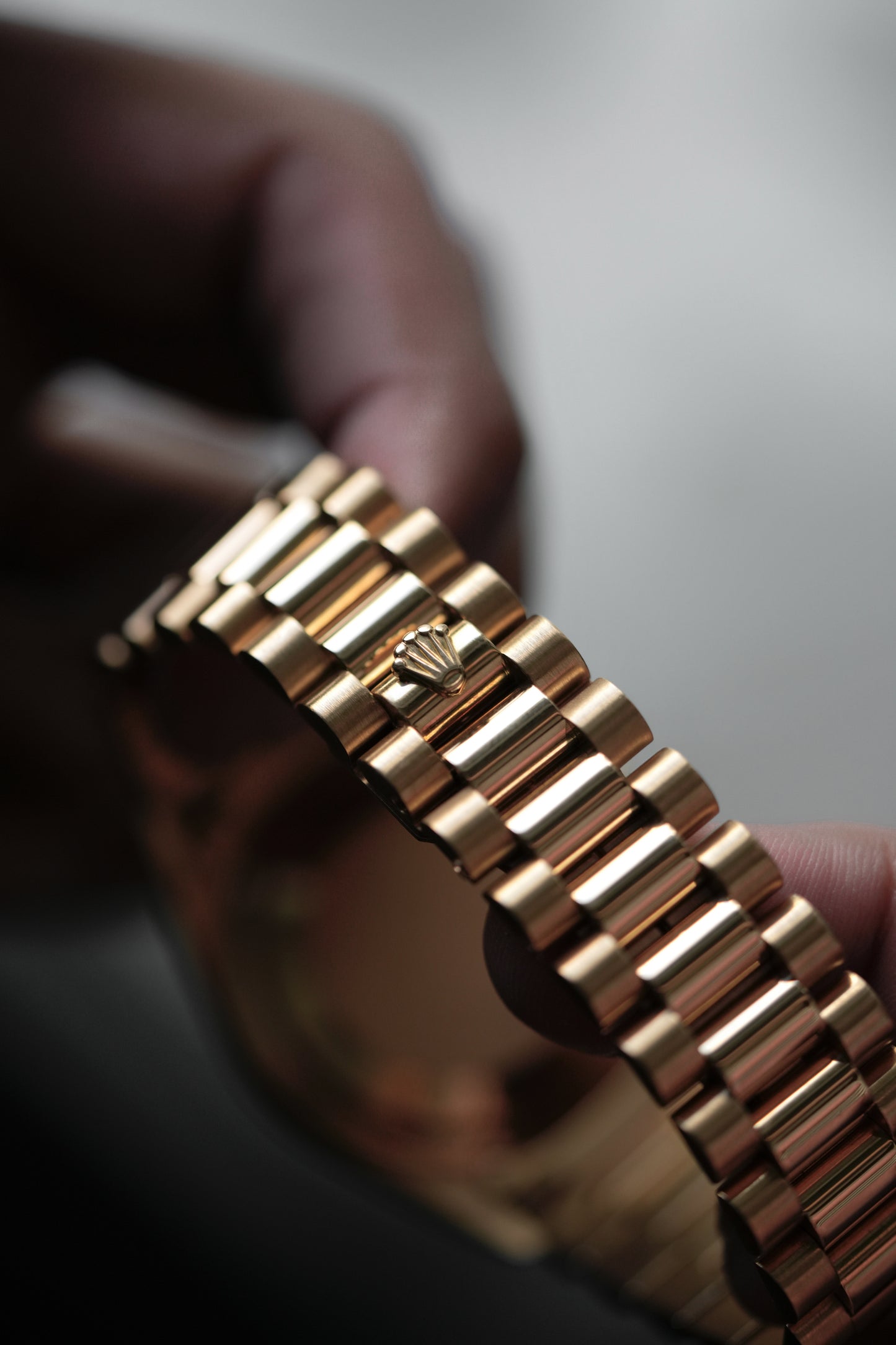 1992 Rolex Day-Date Ref. 18238 – Champagne Baguette Diamond
