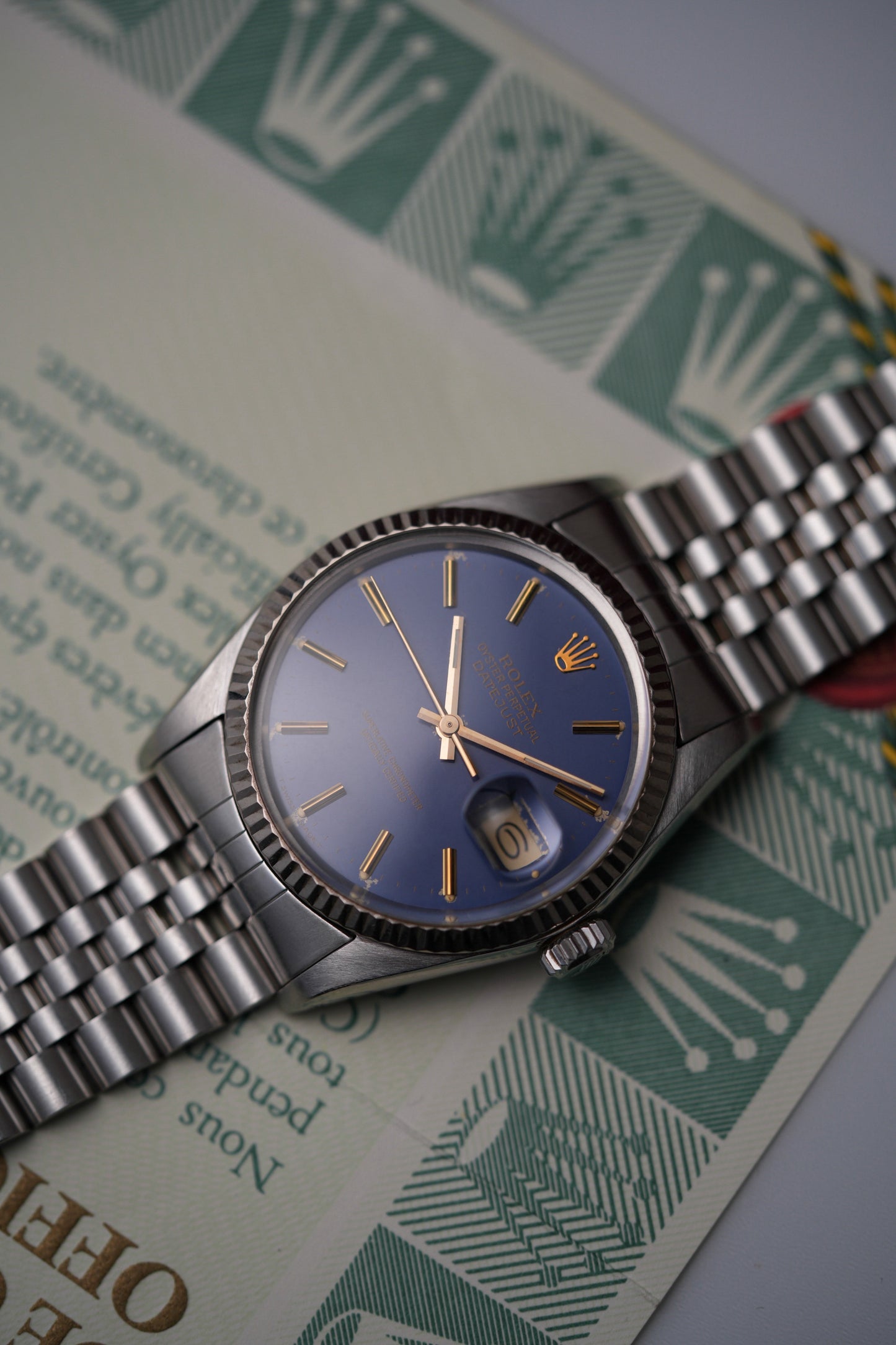 1984 Rolex Datejust Ref. 16014 – Matte Blue