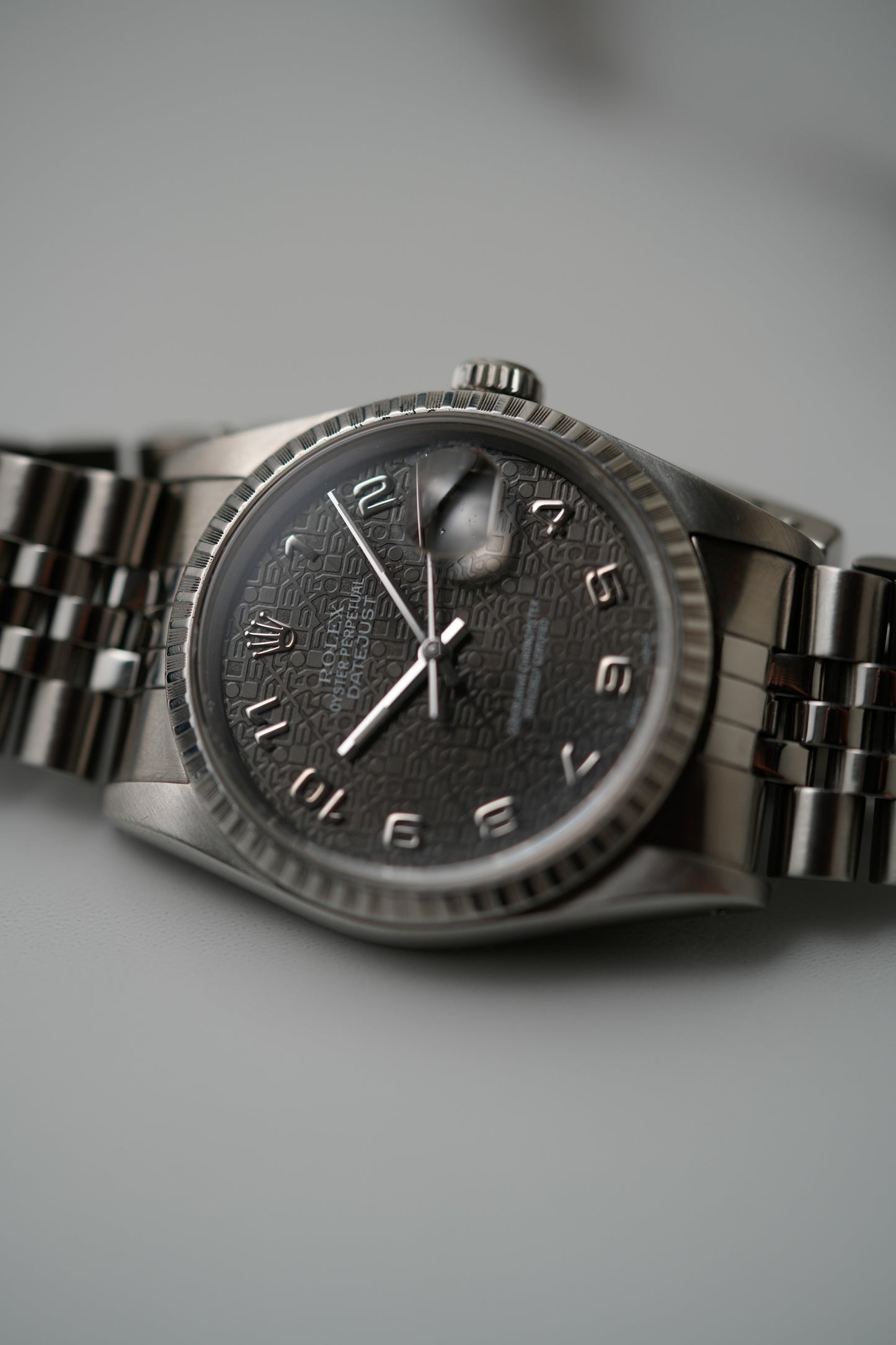 1989 Rolex Datejust Ref. 16220 – Anniversary Slate