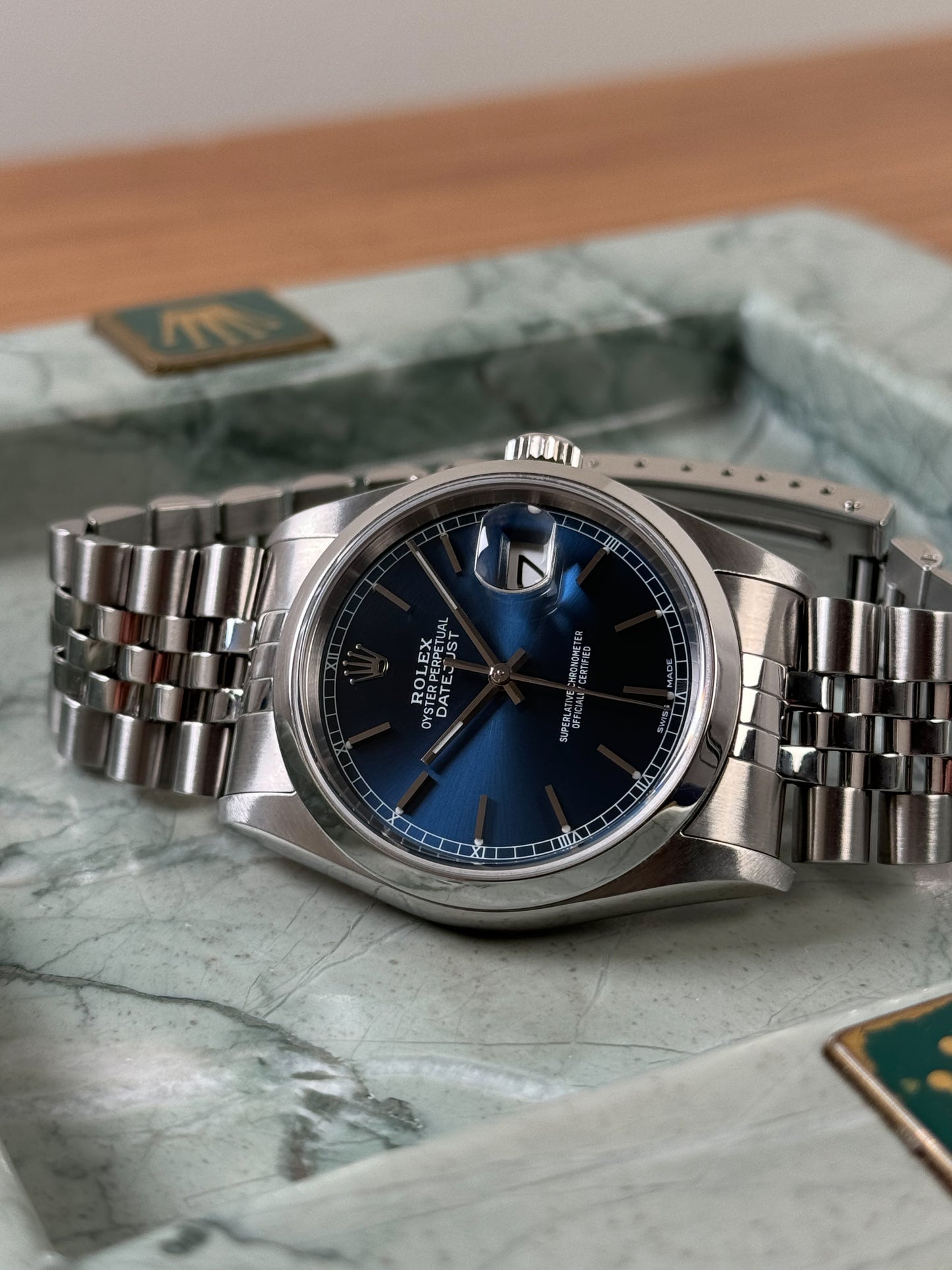 2000 Rolex Datejust Ref. 16200 – Blue