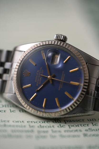 1984 Rolex Datejust Ref. 16014 – Matte Blue