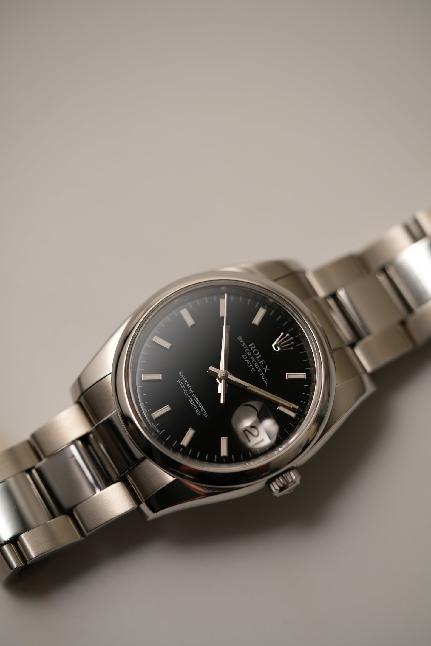 2007 Rolex Date Ref. 115200 – Black