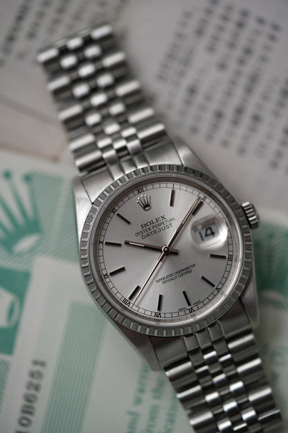 1995 Rolex Datejust Ref. 16220 – Silver