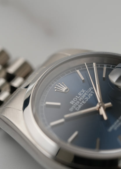 2000 Rolex Datejust Ref. 16200 – Blue