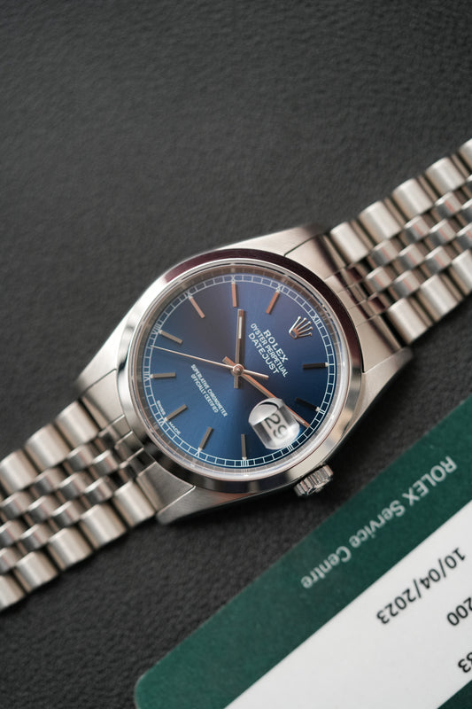 2004 Rolex Datejust Ref. 16200 – Blue