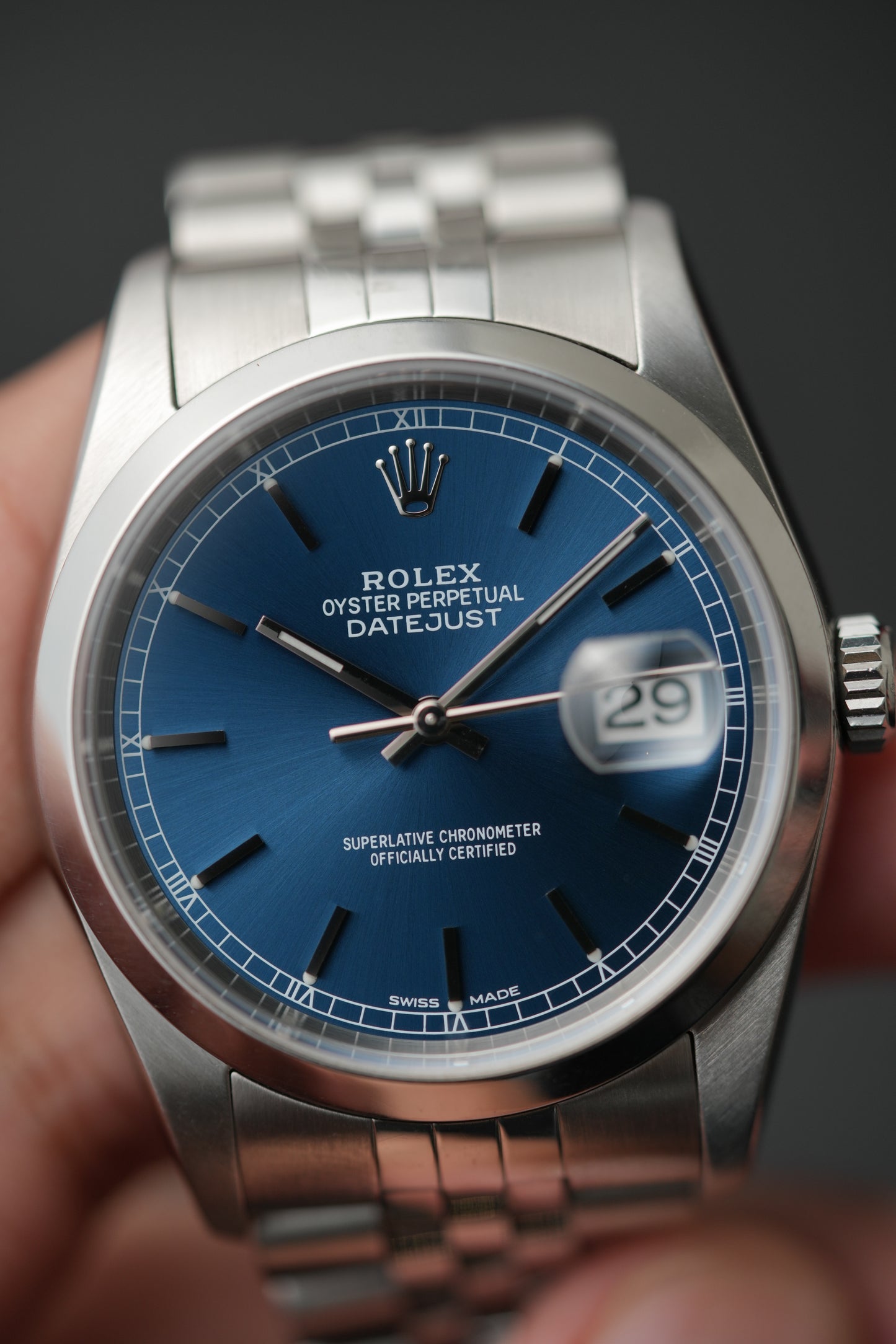 2004 Rolex Datejust Ref. 16200 – Blue