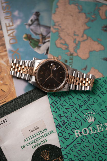 1996 Rolex Datejust Ref. 16233 – Black