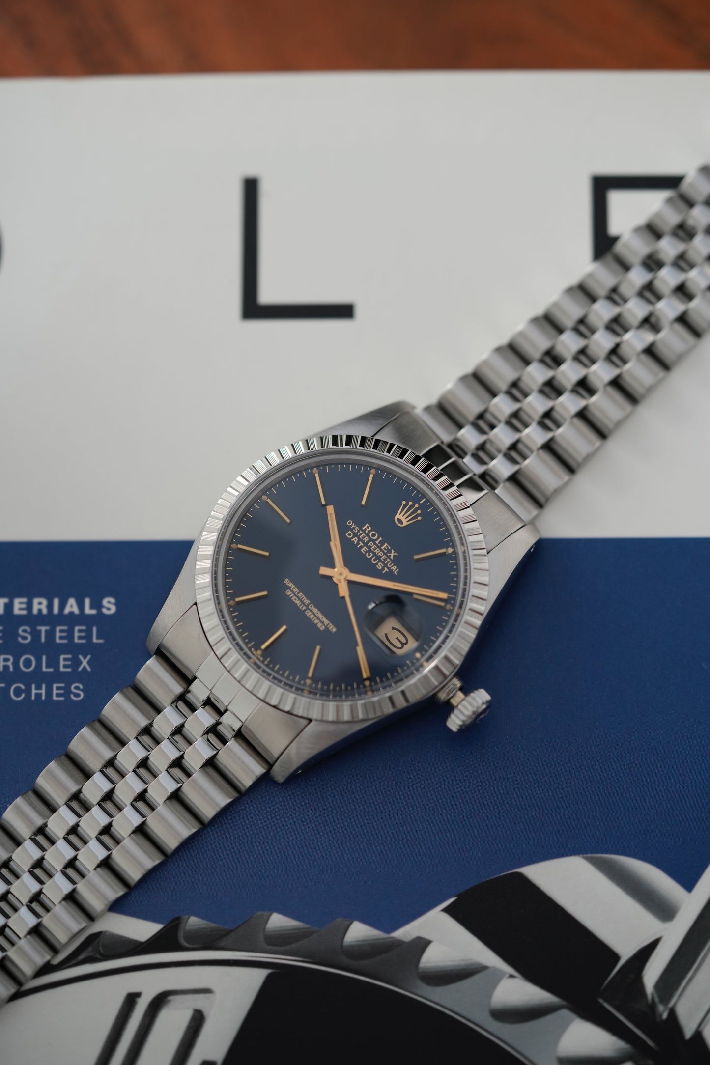 1981 Rolex Datejust Ref. 16030 – Matte Blue