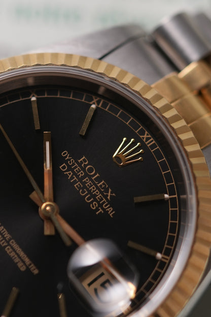 1996 Rolex Datejust Ref. 16233 – Black