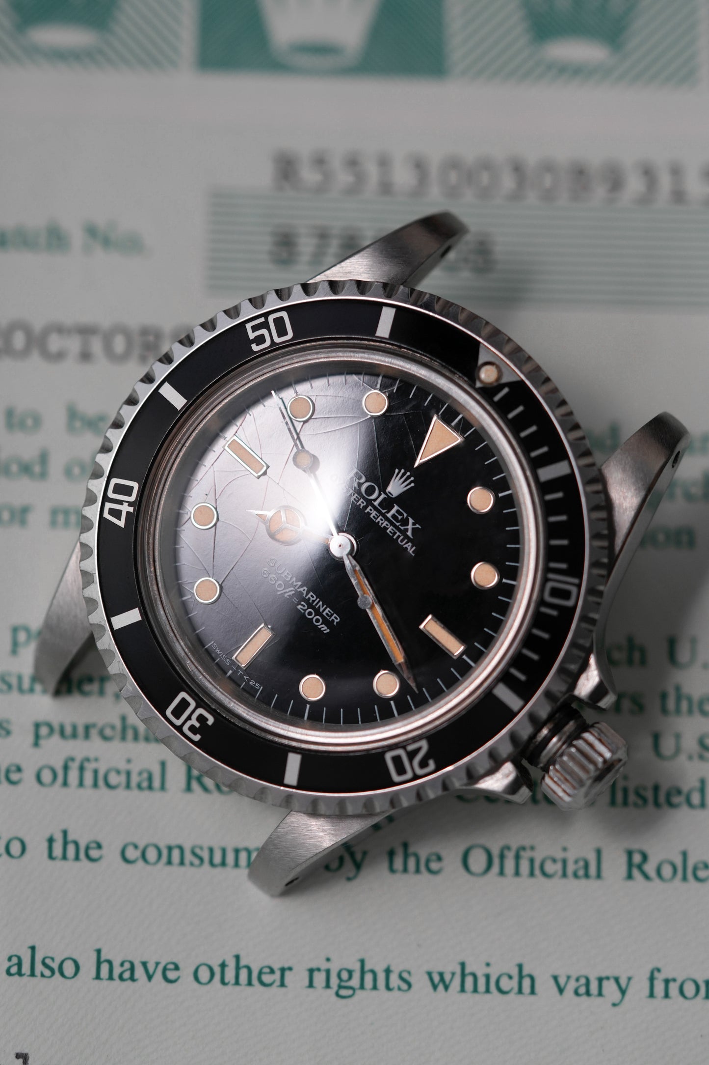 1987 Rolex Submariner Ref. 5513 – Spider