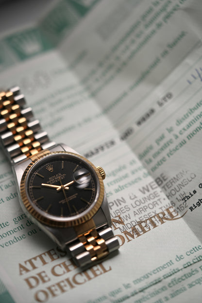 1996 Rolex Datejust Ref. 16233 – Black
