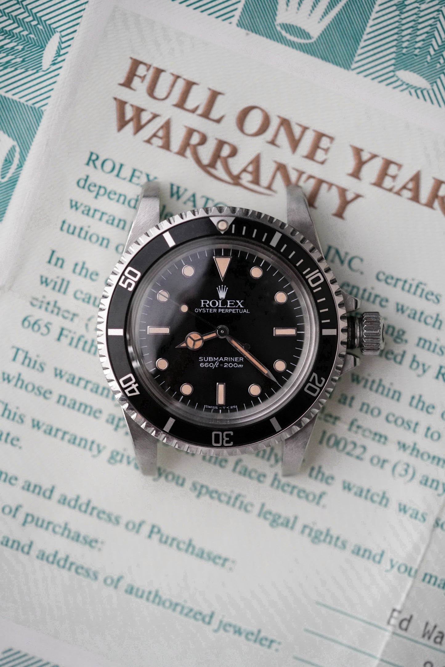 1984 Rolex Submariner Ref. 5513 – Matte