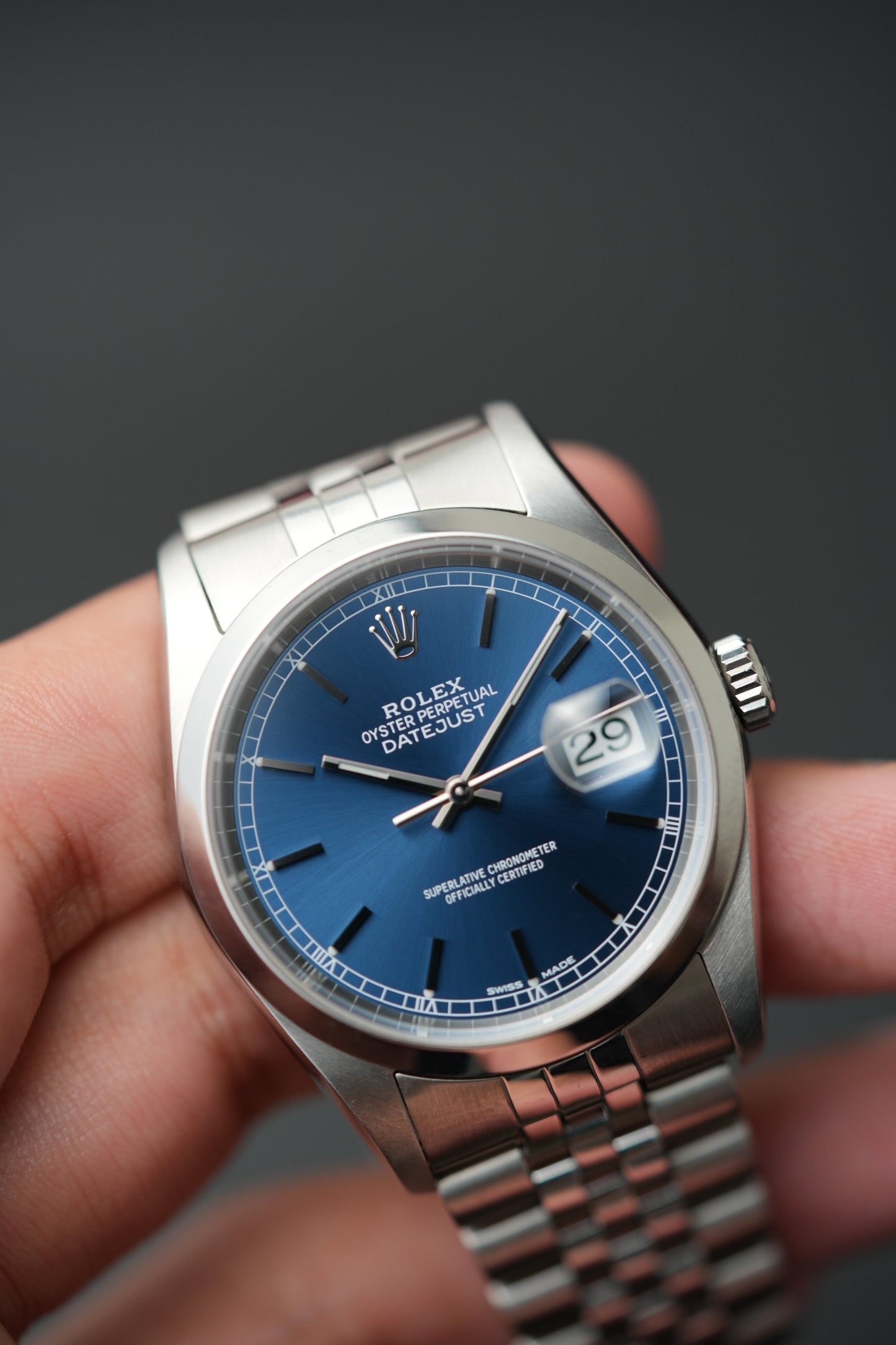 2004 Rolex Datejust Ref. 16200 – Blue