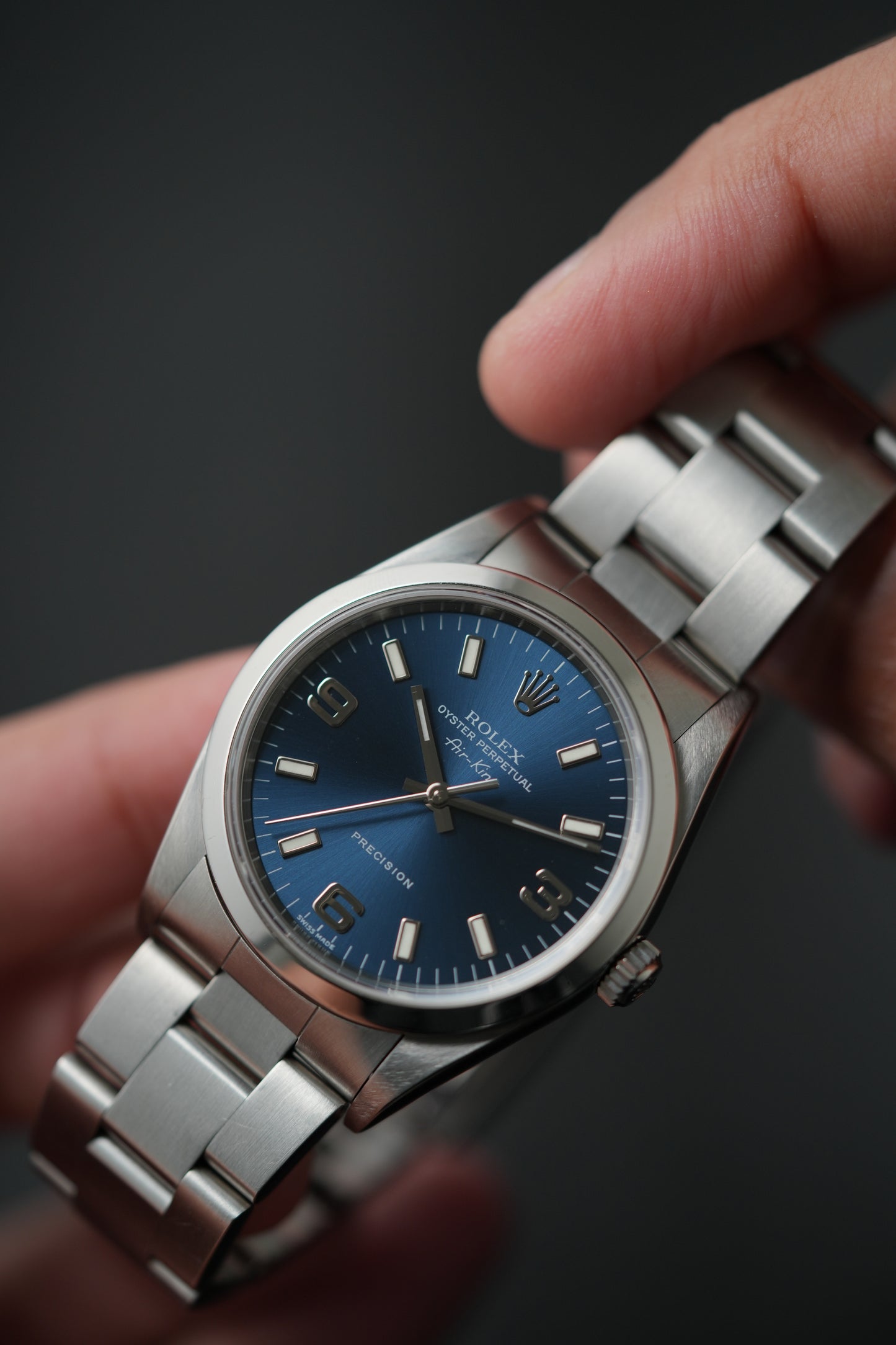 2004 Rolex Air-King Ref. 14000 – Blue Explorer