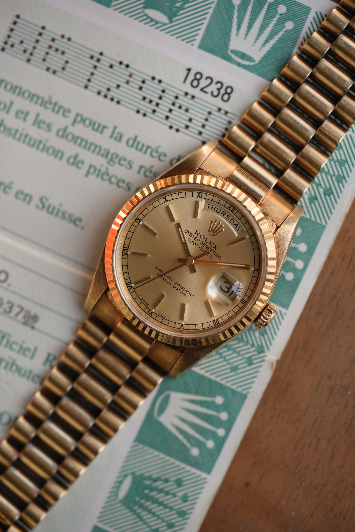 1995 Rolex Day-Date "President" Ref. 18238 – Champagne