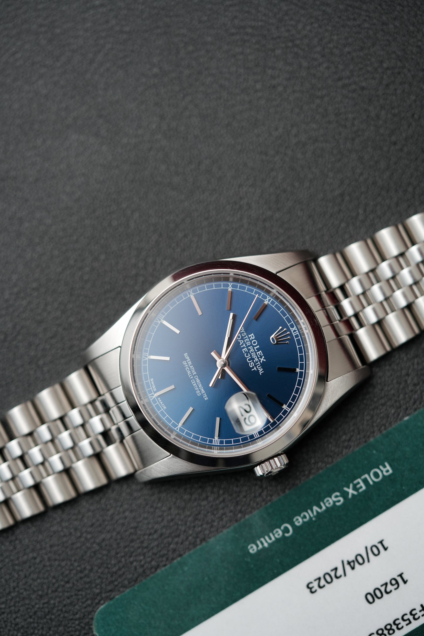 2004 Rolex Datejust Ref. 16200 – Blue