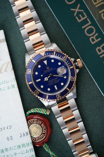 2003 Rolex Submariner Date "Bluesy" Ref. 16613 – Blue