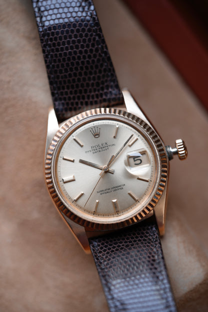 1971 Rolex Datejust "18K" Ref. 1601 – Champagne