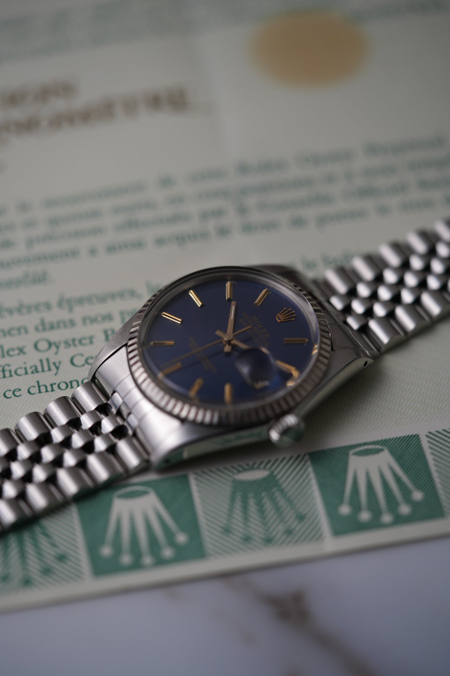 1984 Rolex Datejust Ref. 16014 – Matte Blue