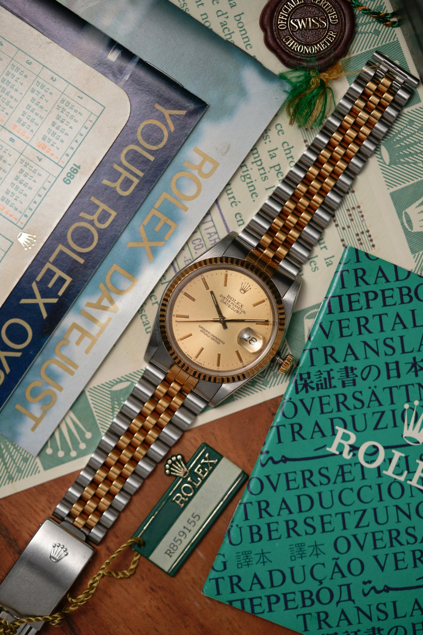 1989 Rolex Datejust Ref. 16233 – Champagne