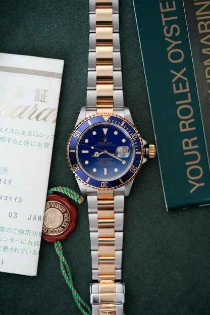 2003 Rolex Submariner Date "Bluesy" Ref. 16613 – Blue