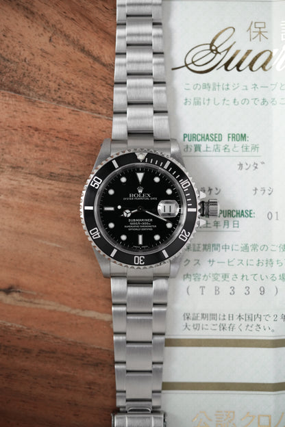 2000 Rolex Submariner Date Ref. 16610