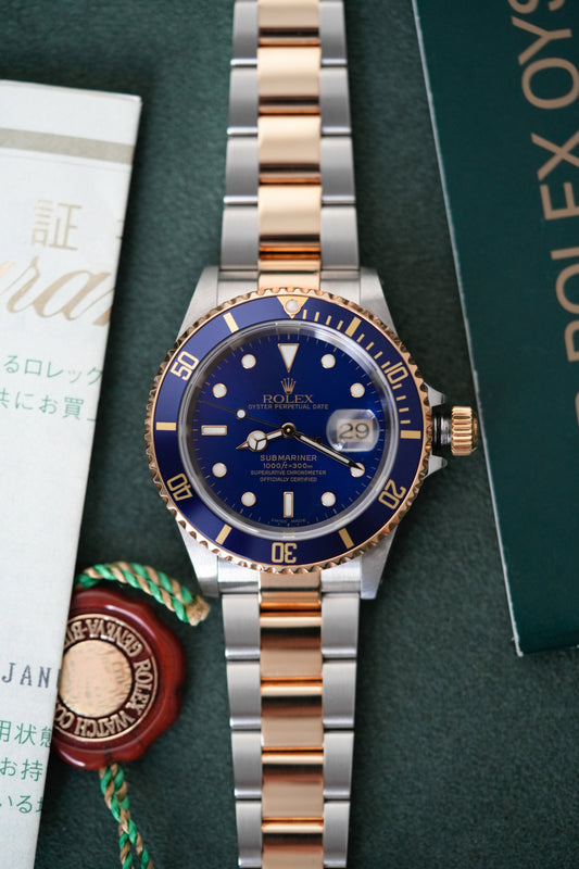 2003 Rolex Submariner Date "Bluesy" Ref. 16613 – Blue