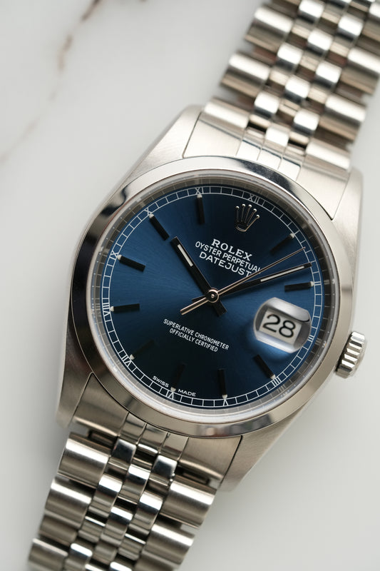 2000 Rolex Datejust Ref. 16200 – Blue