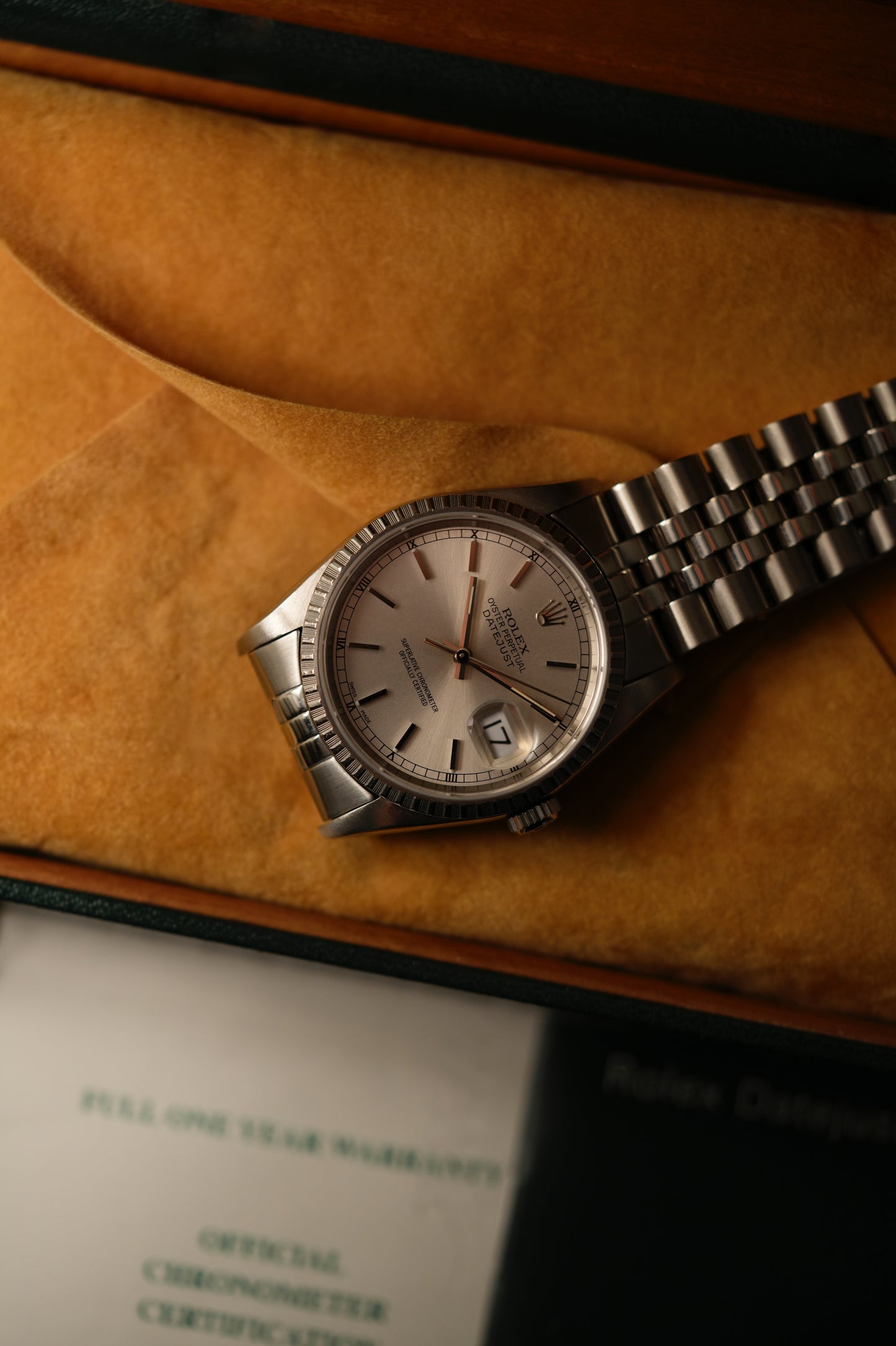 1995 Rolex Datejust Ref. 16220 – Silver