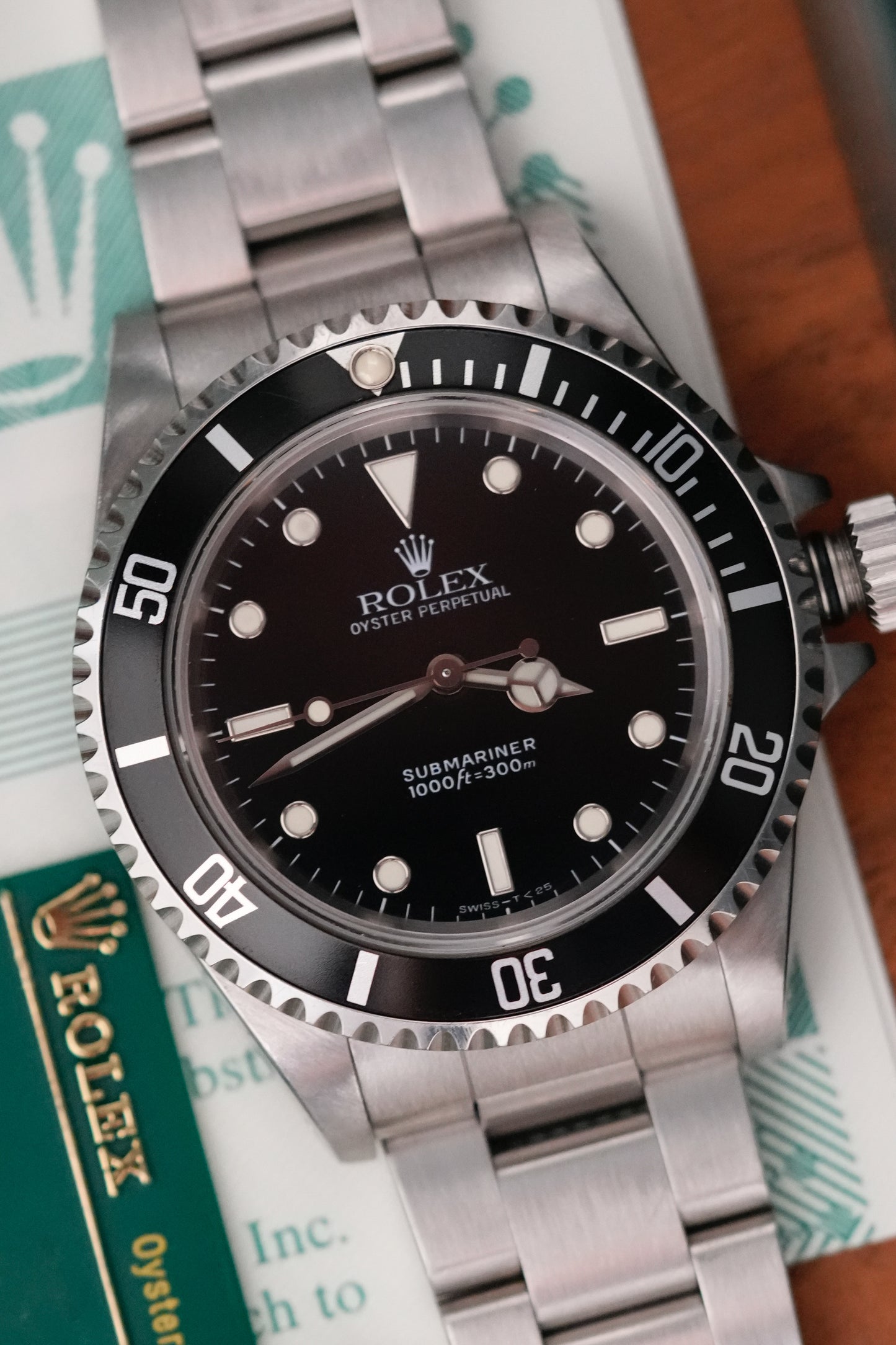 1998 Rolex Submariner "Two-Liner" Ref. 14060 – Black