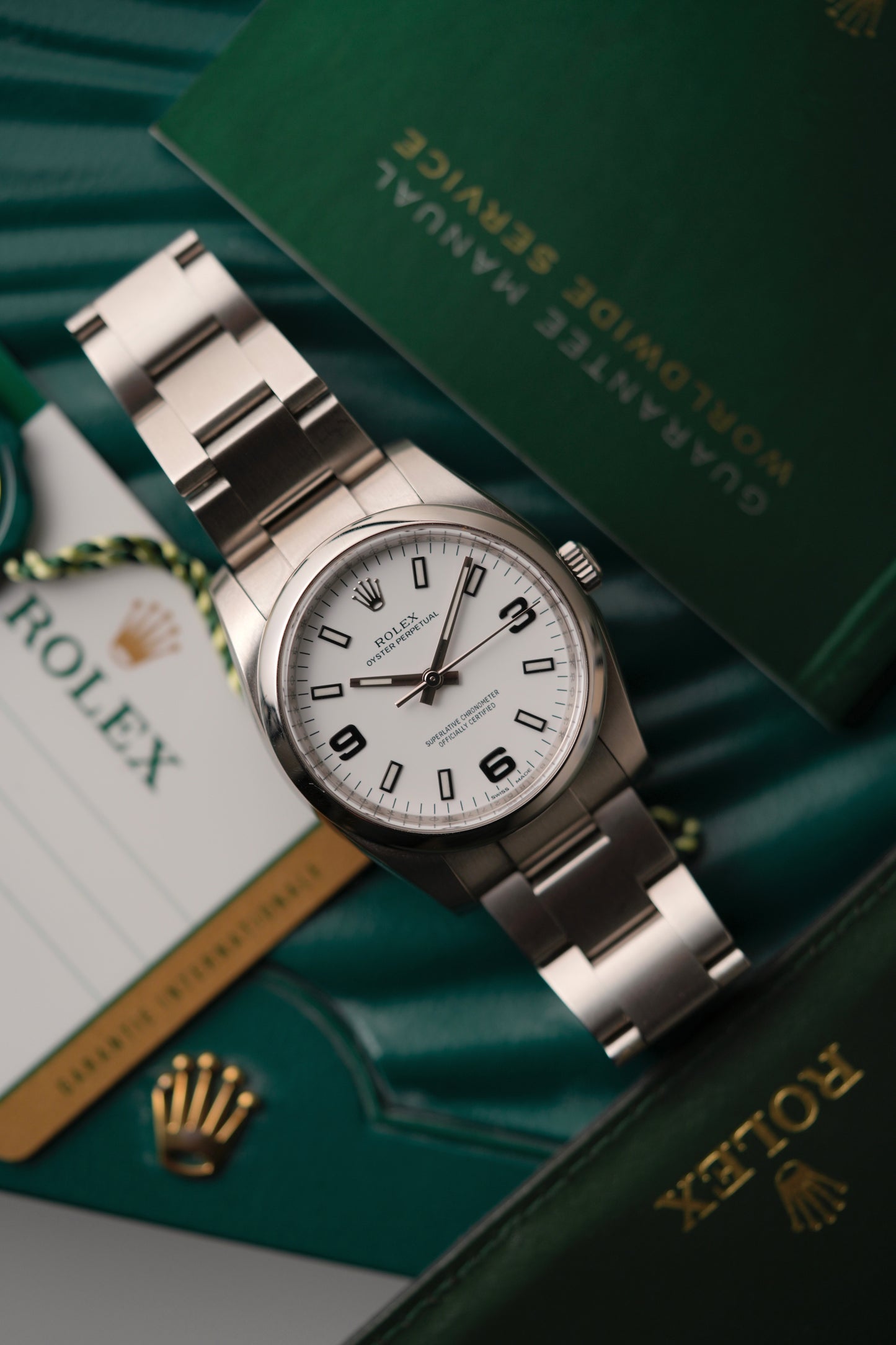 2016 Rolex Oyster Perpetual OP 34 Ref. 114200 – Polar Explorer