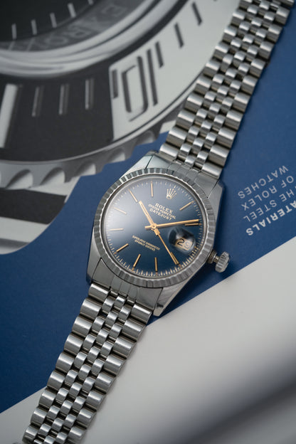 1981 Rolex Datejust Ref. 16030 – Matte Blue