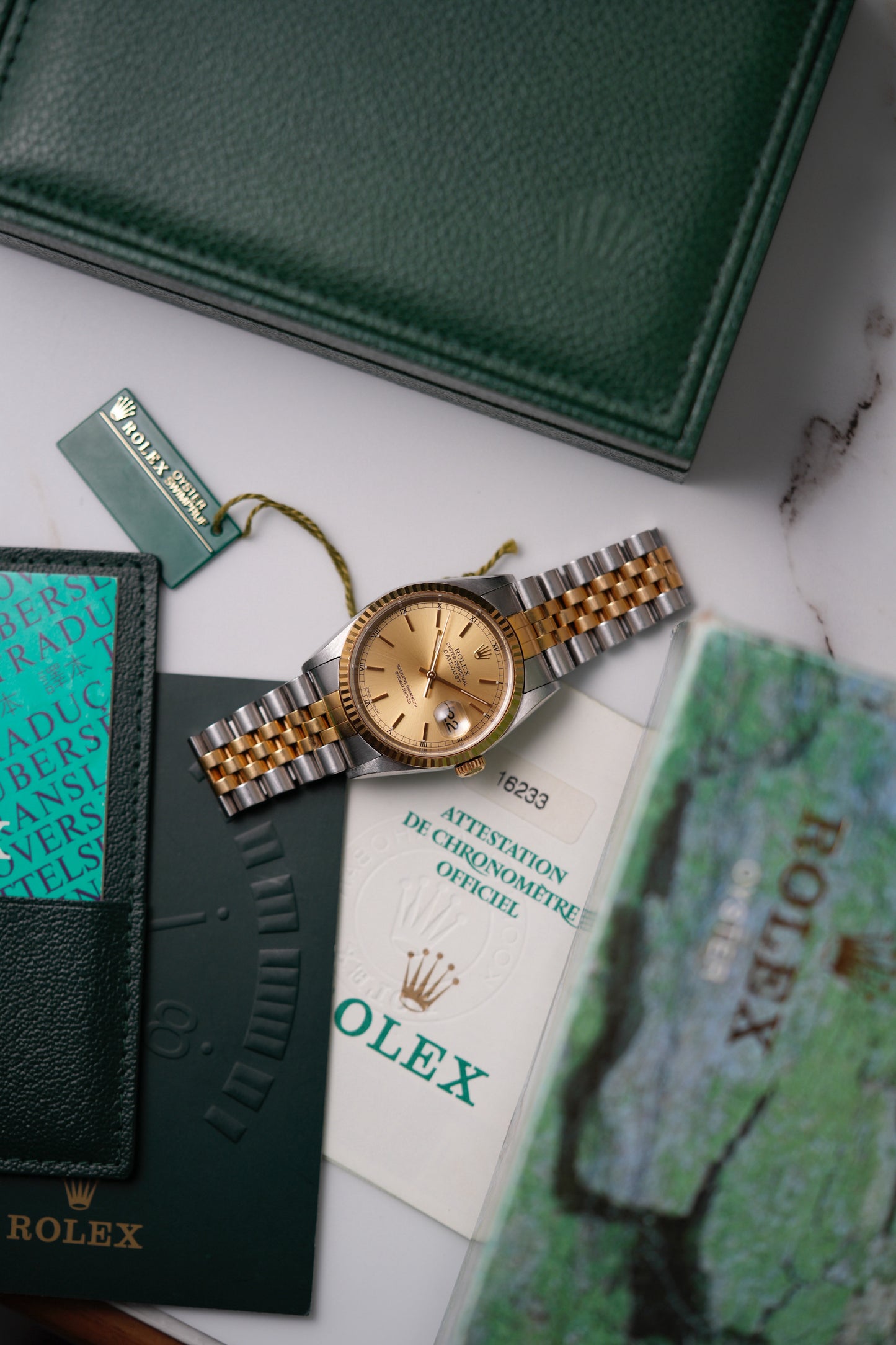 2001 Rolex Datejust "Saudi Aramco" Ref. 16233 – Champagne