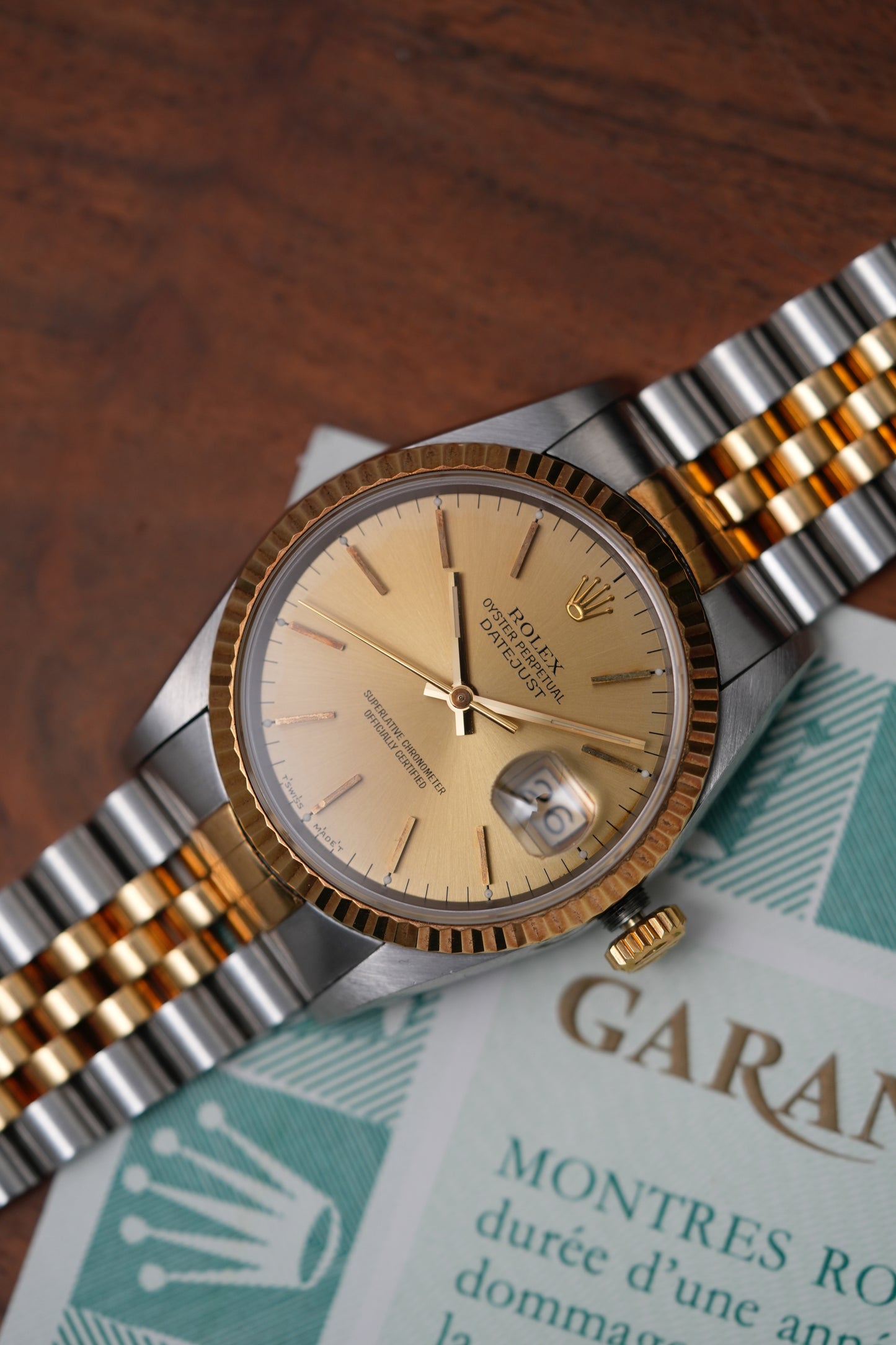 1993 Rolex Datejust Ref. 16233 – Champagne