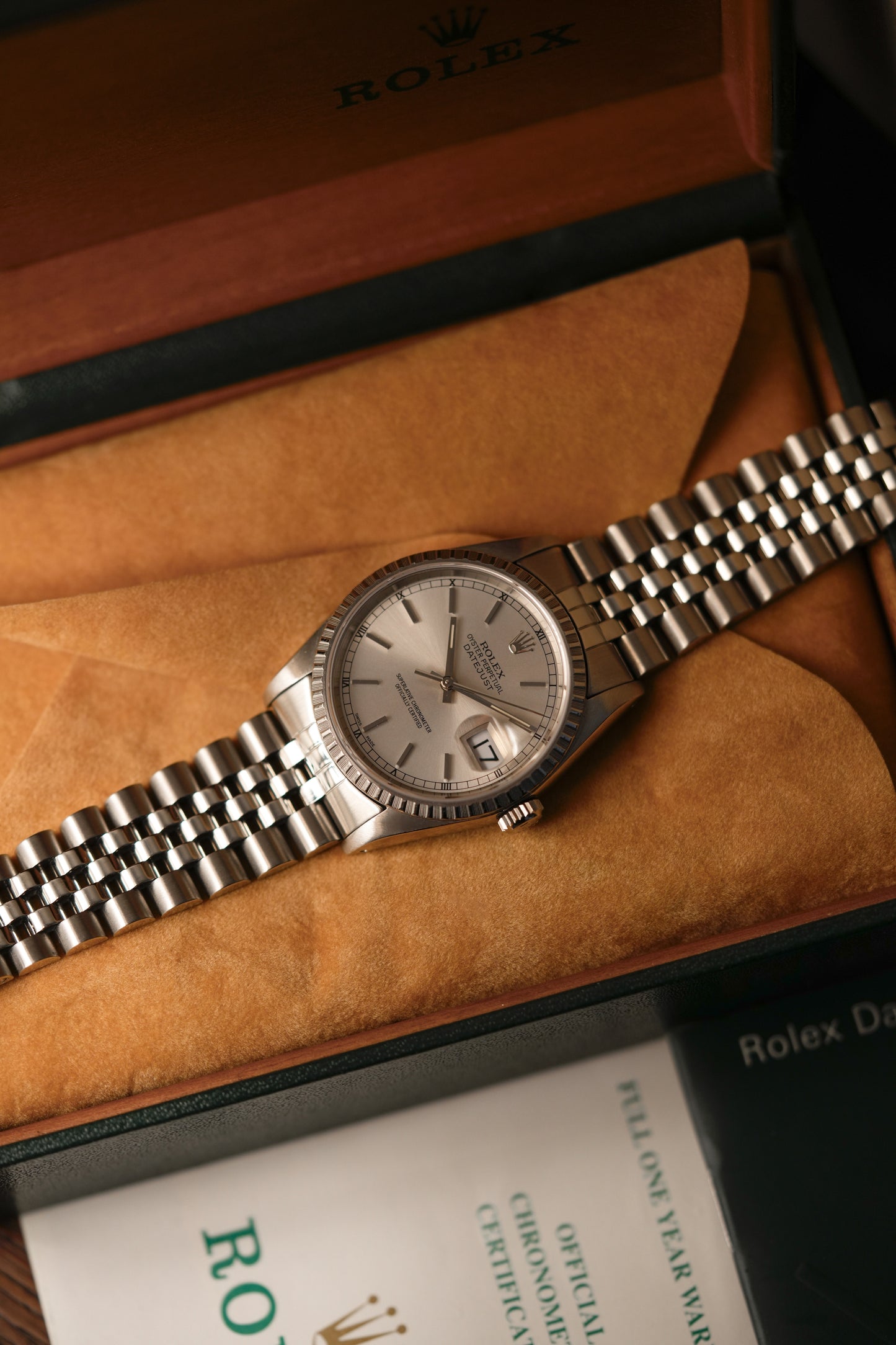 1995 Rolex Datejust Ref. 16220 – Silver