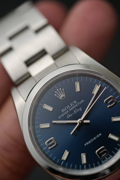 2004 Rolex Air-King Ref. 14000 – Blue Explorer