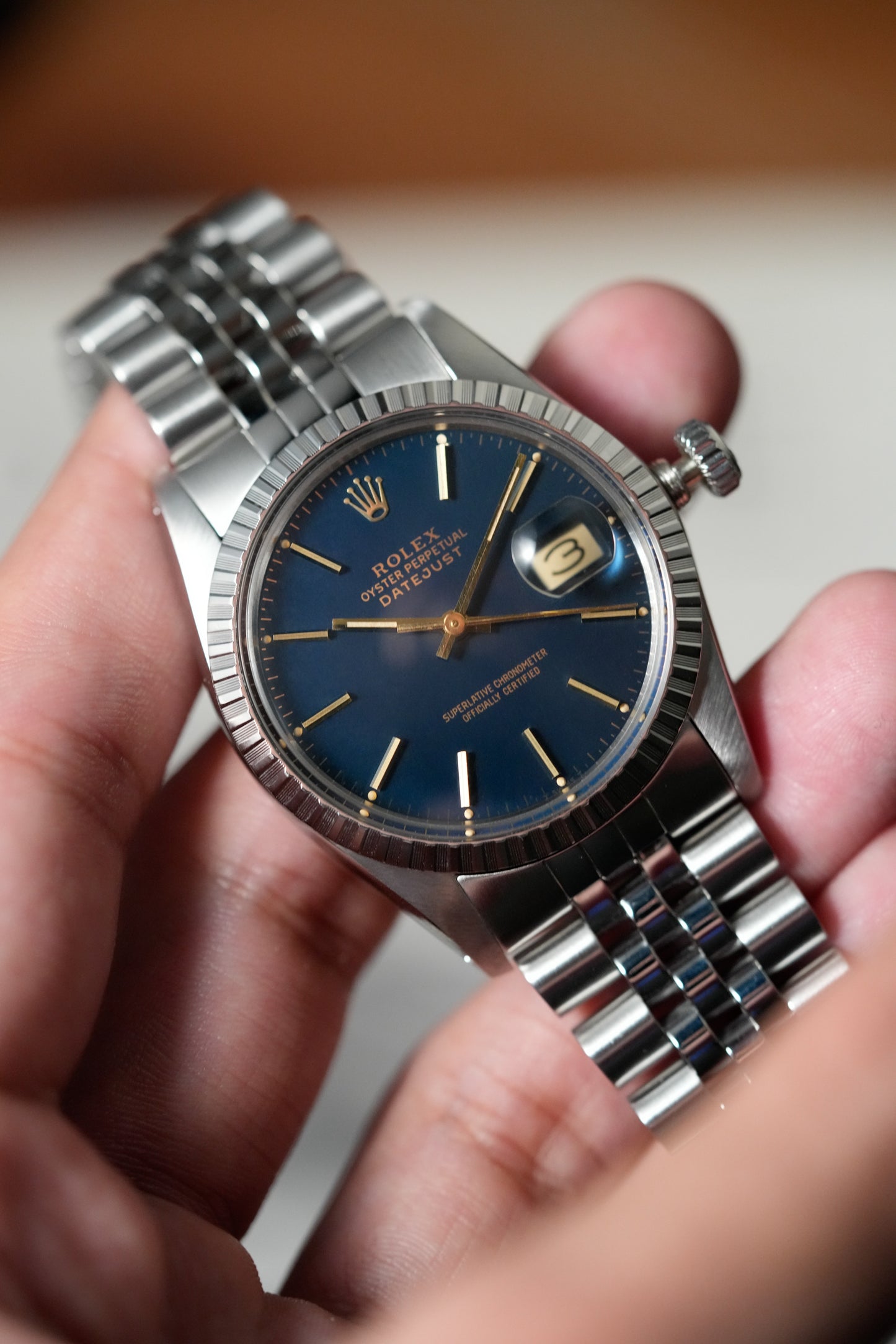 1981 Rolex Datejust Ref. 16030 – Matte Blue