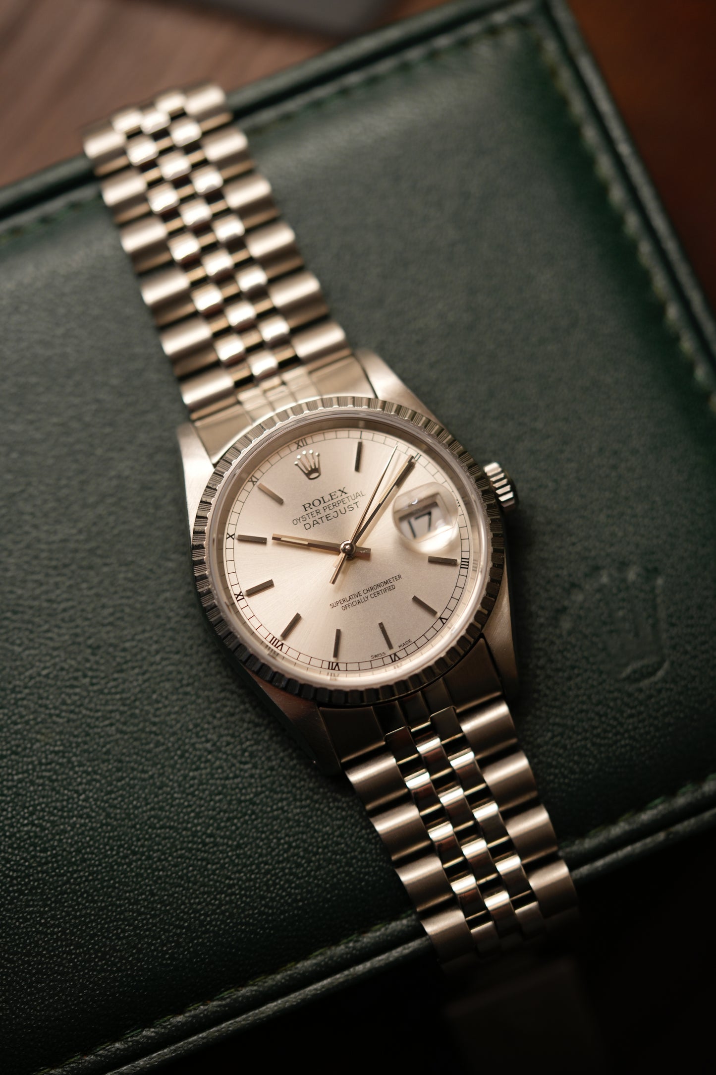 1995 Rolex Datejust Ref. 16220 – Silver