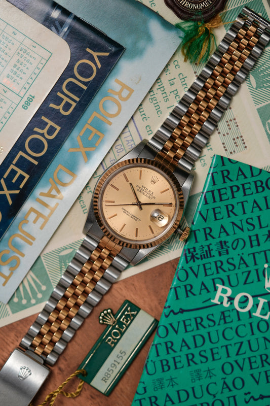 1989 Rolex Datejust Ref. 16233 – Champagne