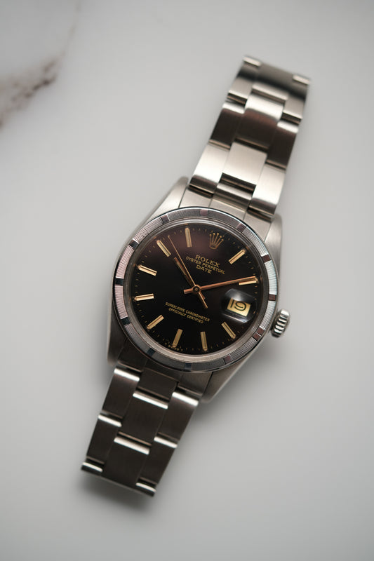 1976 Rolex Date "Mercedes" Ref. 1501 – Matte Black