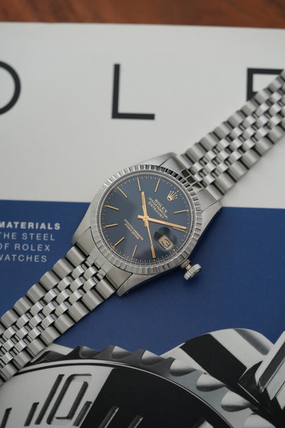 1981 Rolex Datejust Ref. 16030 – Matte Blue