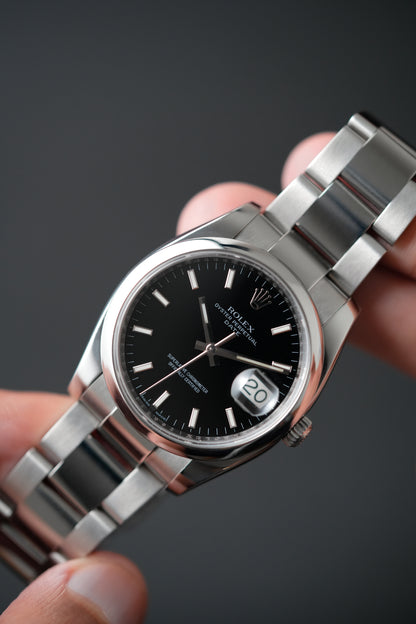 2007 Rolex Date Ref. 115200 – Black