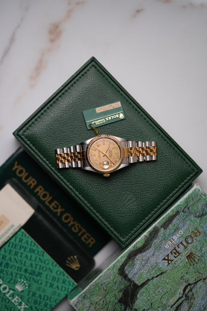 2001 Rolex Datejust "Saudi Aramco" Ref. 16233 – Champagne