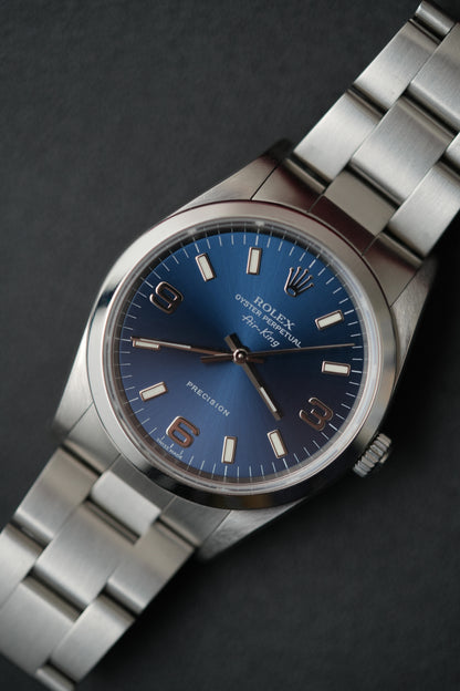 2004 Rolex Air-King Ref. 14000 – Blue Explorer